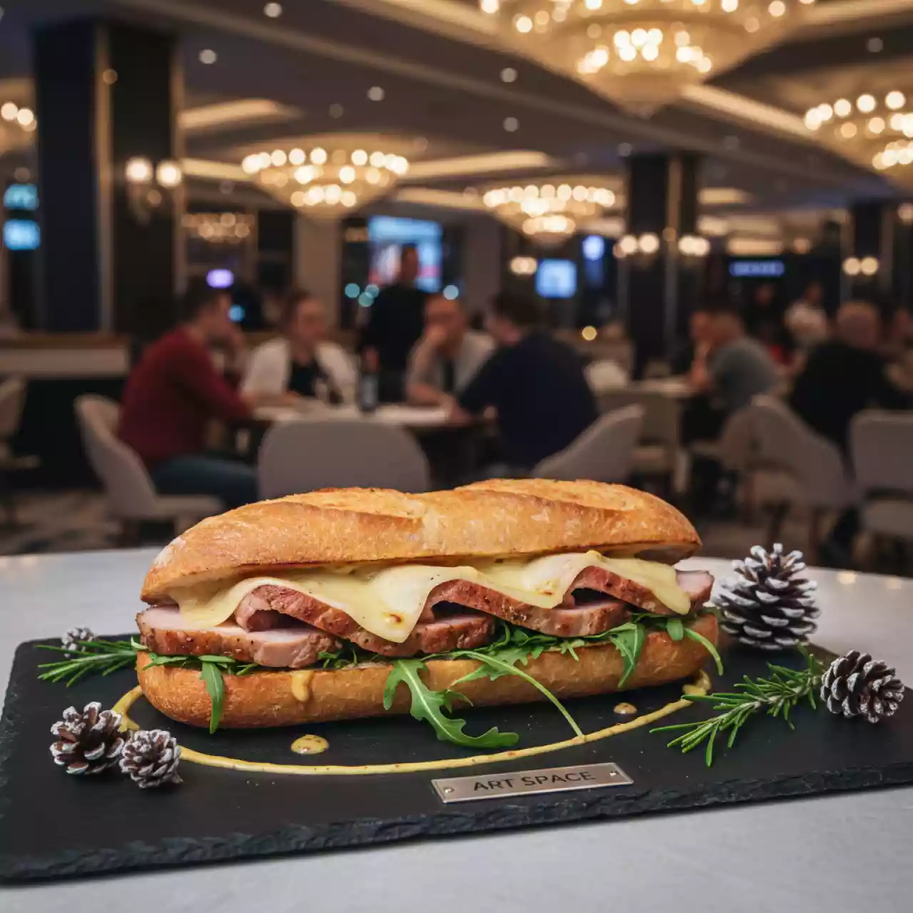 Аренда Сэндвич с домашней бужениной в казино «Сочи» — ART SPACE