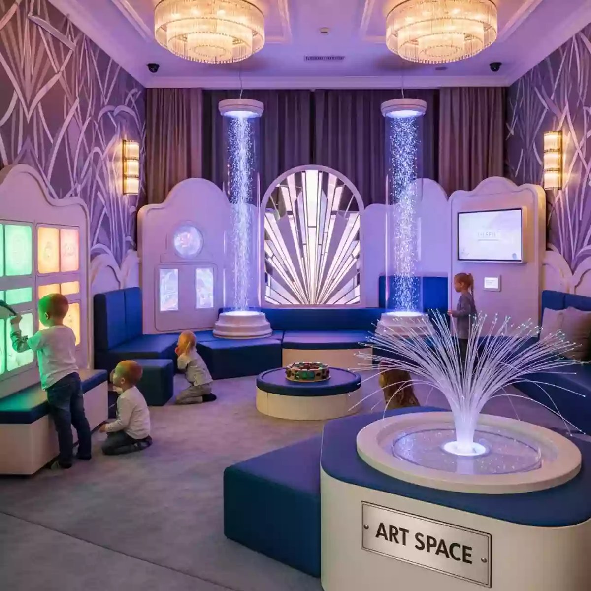 Аренда Сенсорная комната Приоритет для детей от 40 м² в Гранд Отель Сочи — ART SPACE