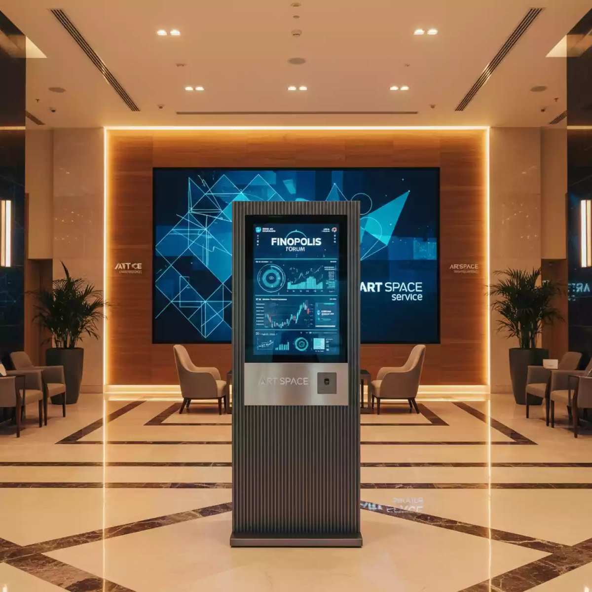 Аренда Сенсорный киоск Axe Tech Grate Premium 2.0 в Поляна 1389 Отель и Спа — ART SPACE