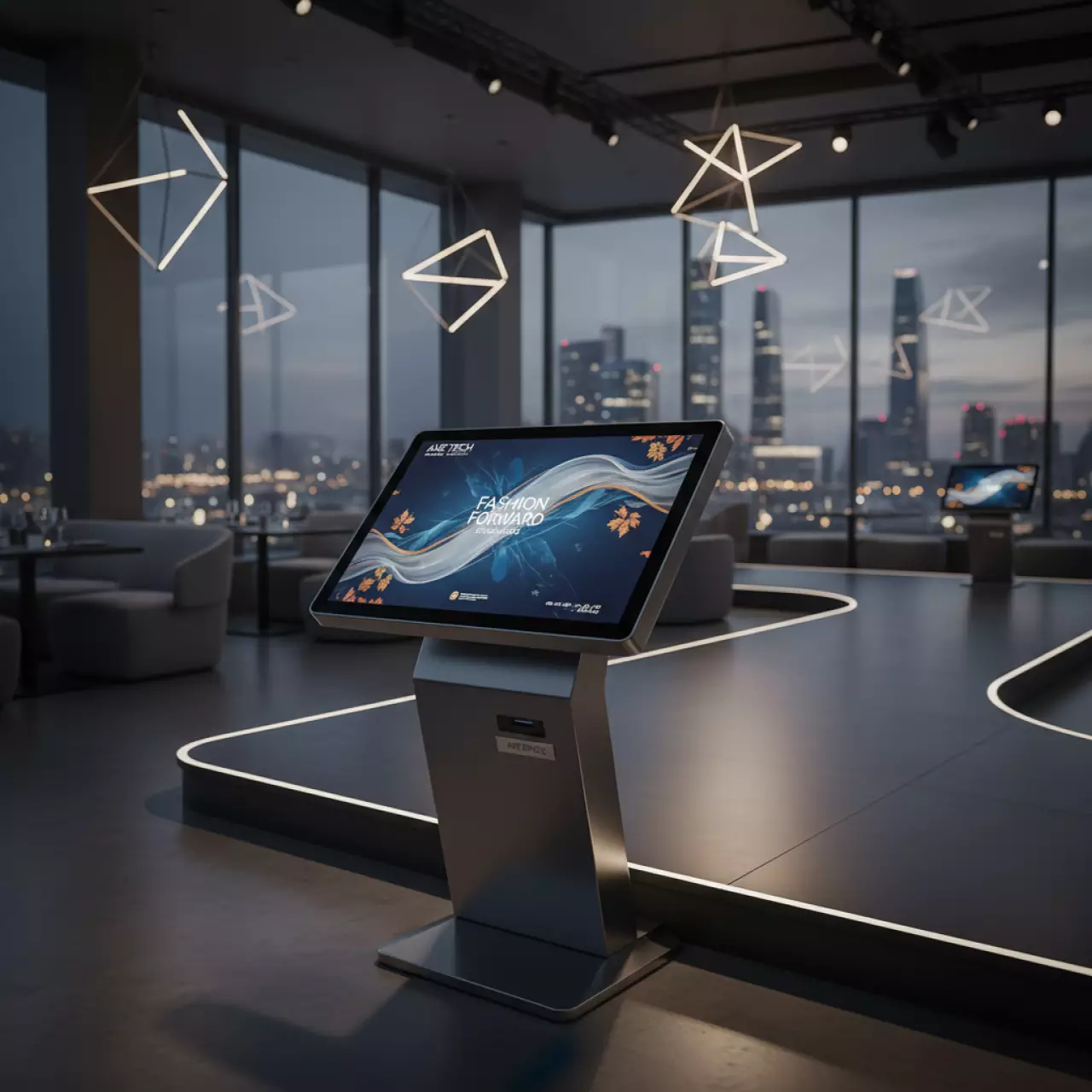 Аренда Сенсорный киоск Axe Tech Noble Medium в ресторане «Высота 5642» — ART SPACE