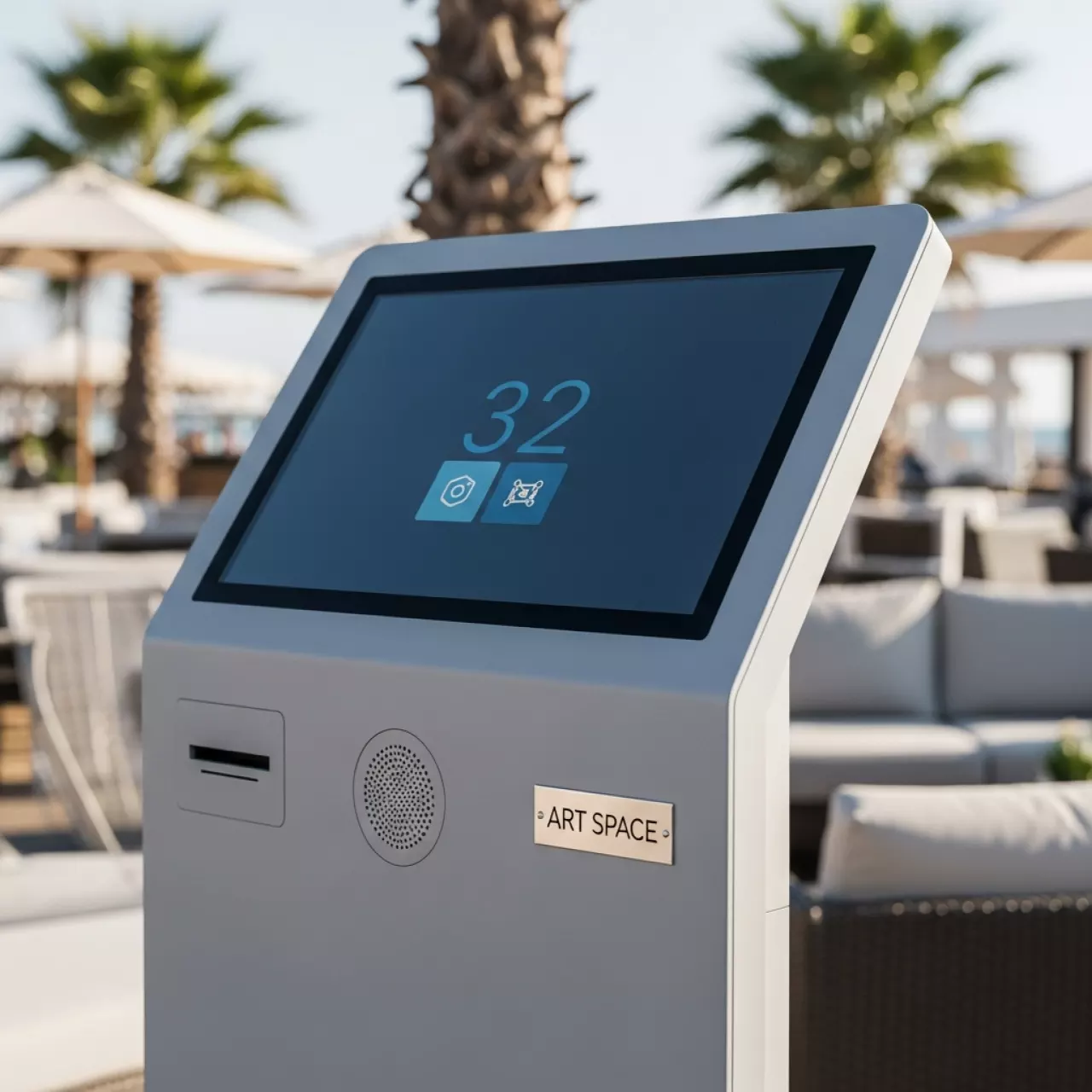 Аренда Сенсорный киоск Helper Mini 32 Хоста — ART SPACE