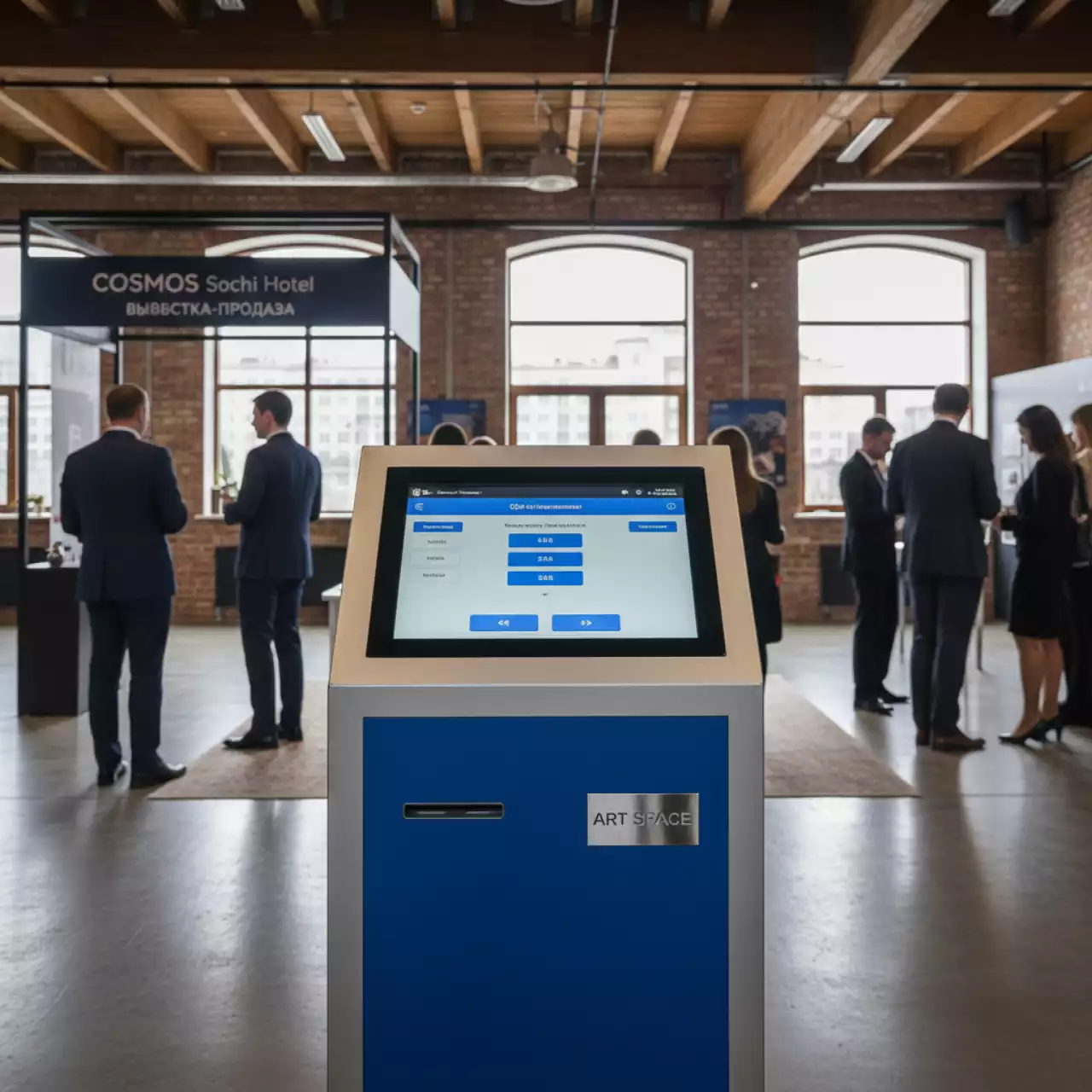 Аренда Сенсорный киоск ПРОСИГМА Электронная очередь NEW 19 дюймов в Cosmos Sochi Hotel — ART SPACE