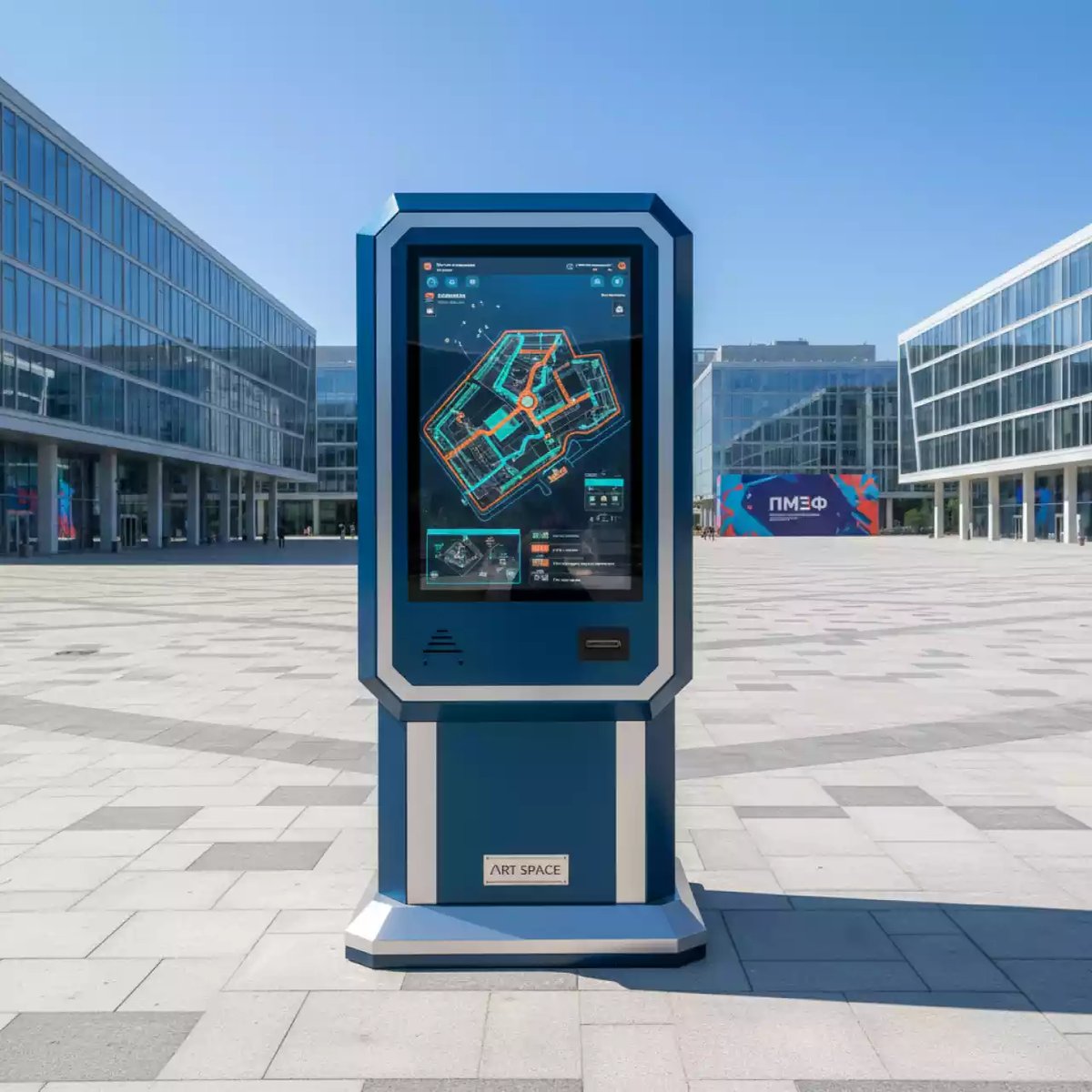Аренда Сенсорный всепогодный информационный киоск LIGA group LigaSmart IK 55 в Gamma Sirius — ART SPACE