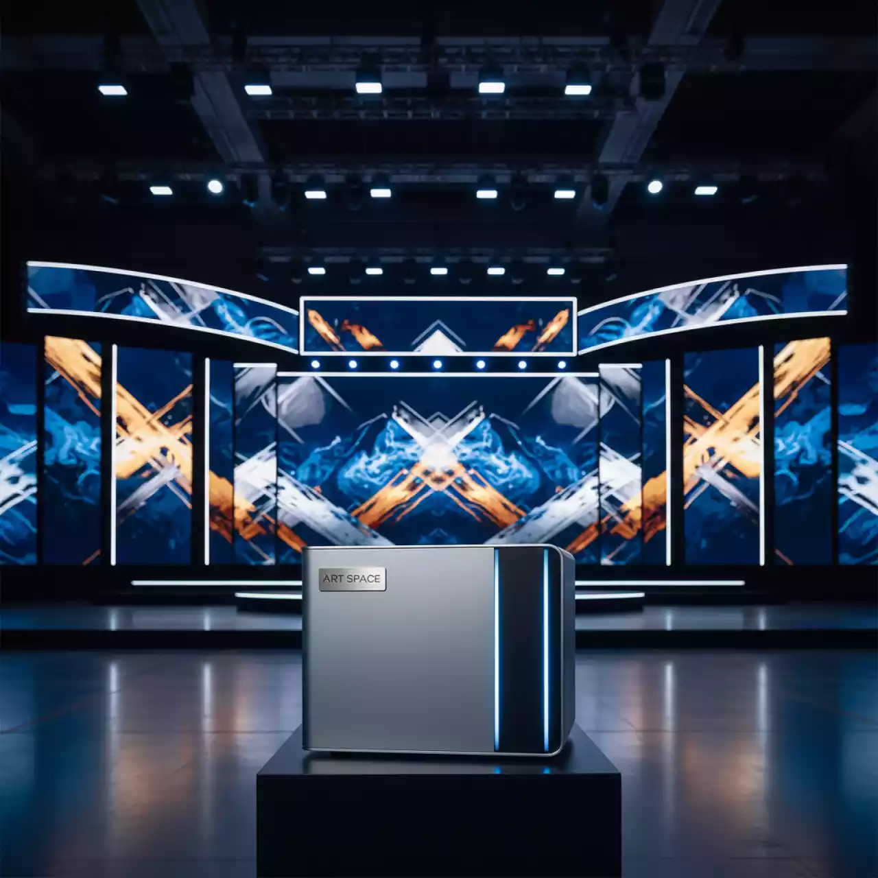 Аренда Сервер vMix Resolume Intel NUC i7 9850H в Ледовом дворце «Айсберг» — ART SPACE