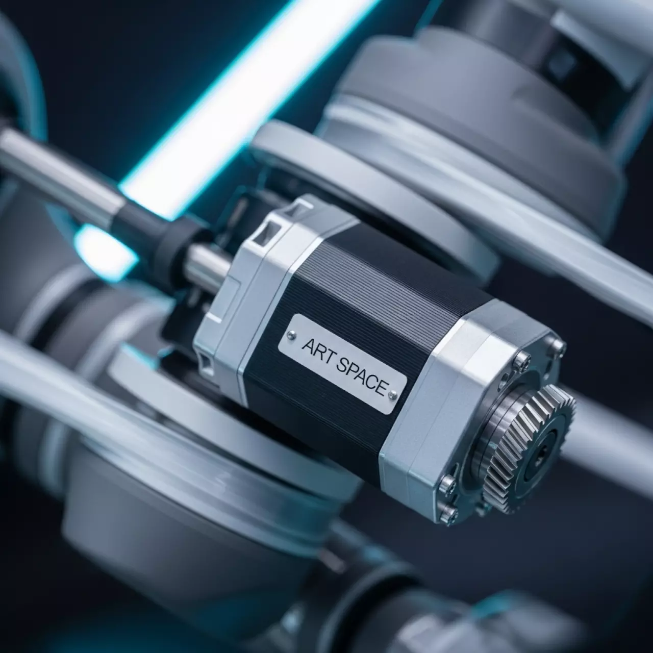 Аренда Серводвигатель TETRIX с карбонитовой шестерней на территории Морпорта Сочи — ART SPACE