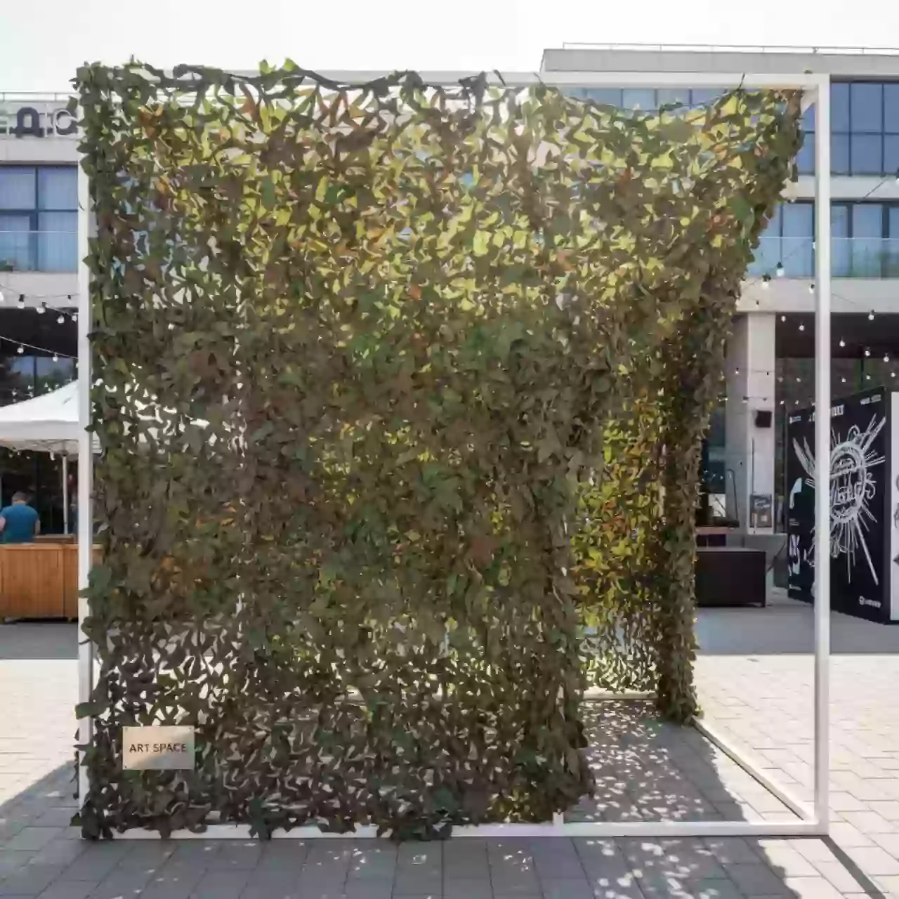 Аренда Сеть маскировочная зеленая 6х2 м в Cosmos Sochi Hotel — ART SPACE