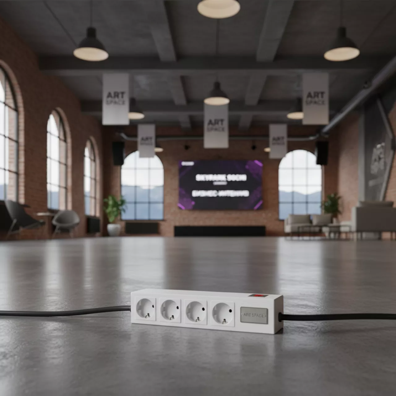 Аренда Сетевого фильтра Power Cube SPG 5 1 16B в Skypark Sochi — ART SPACE