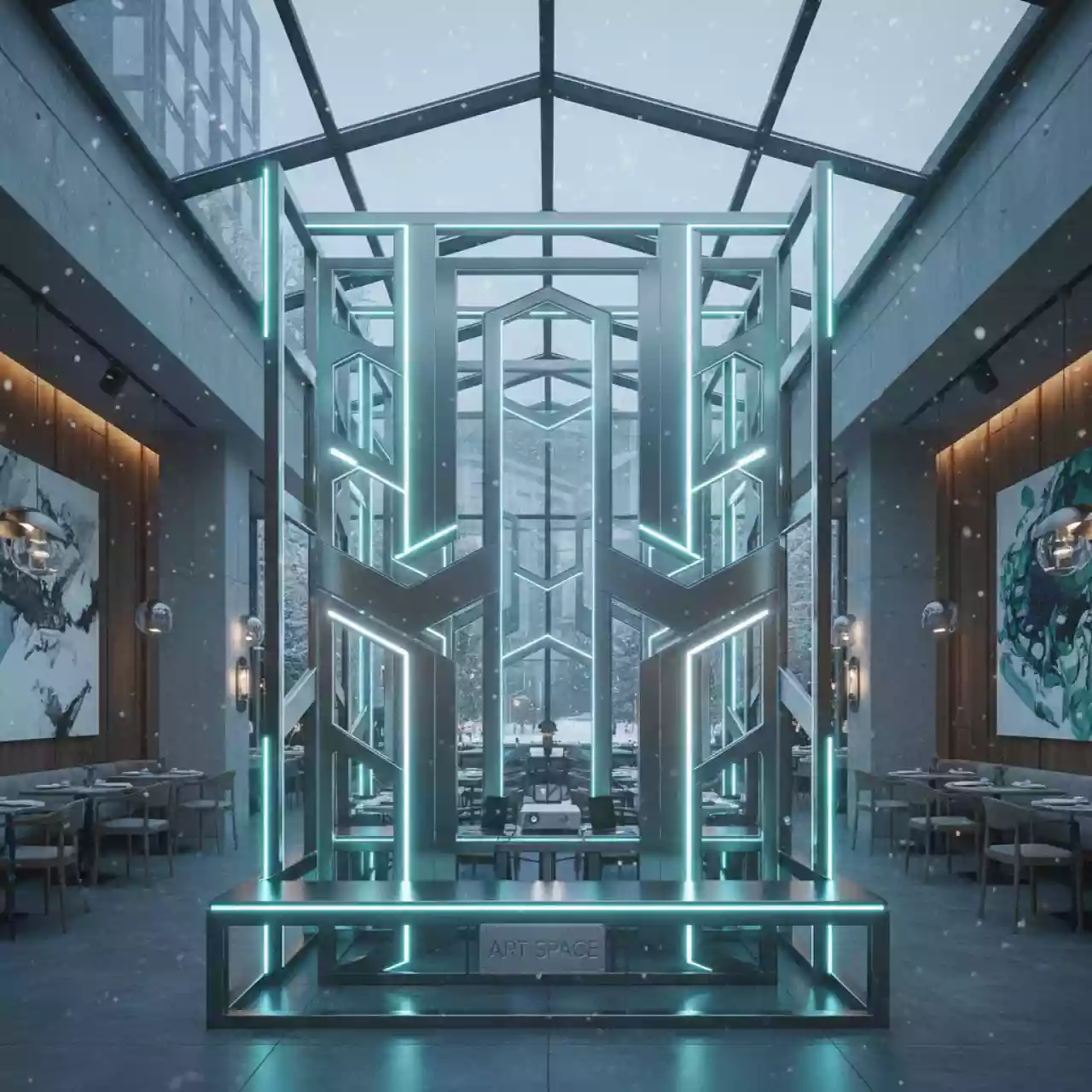 Аренда Сетка для плана рассадки в ресторане «Сыроварня» — ART SPACE