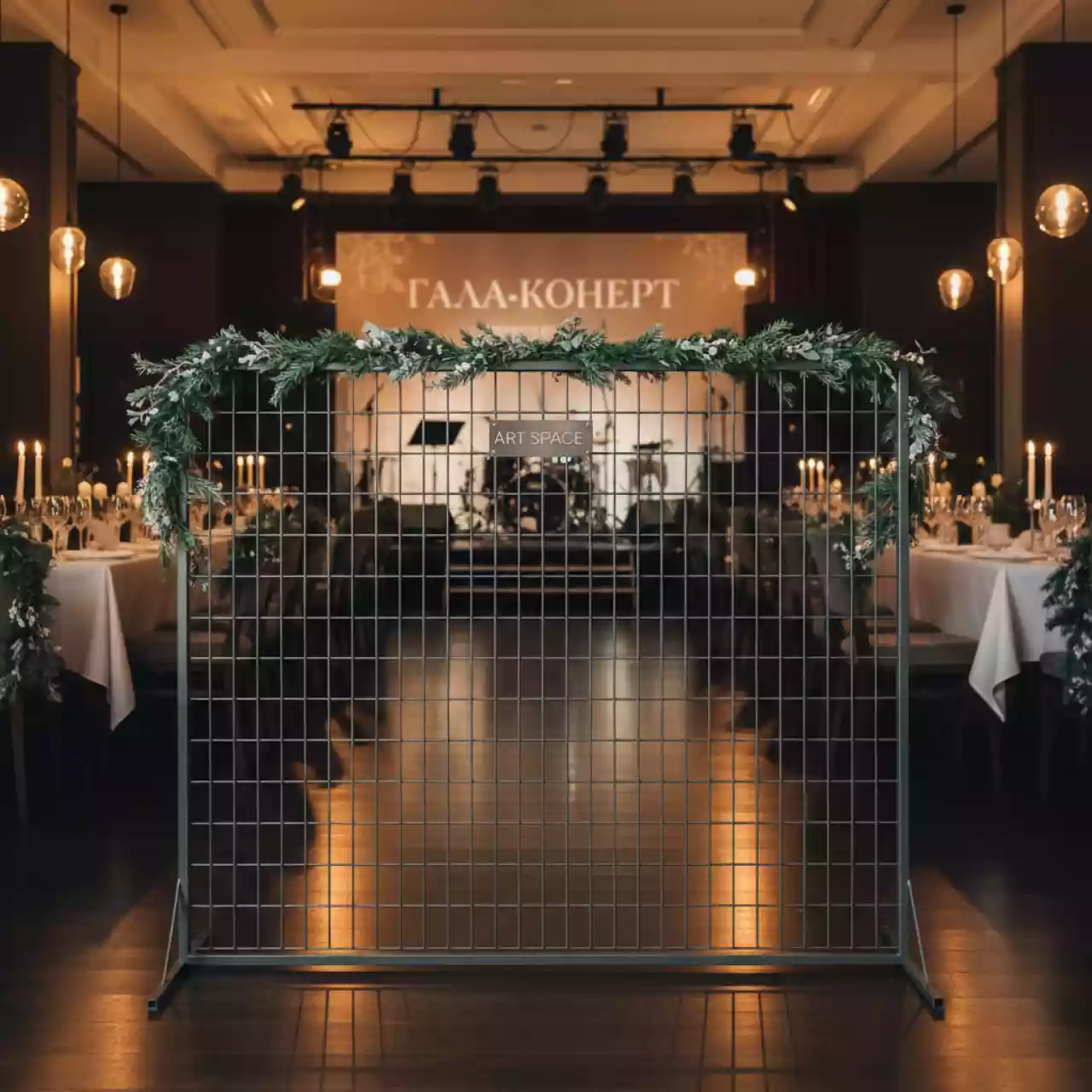 Аренда Сетка ограждение в ресторане «Магеллан» — ART SPACE