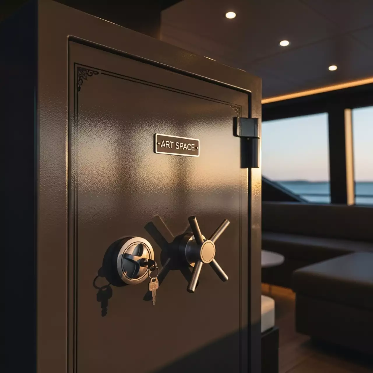 Аренда Сейф огневзломостойкий Valberg Гарант Евро 133T на VIP-яхте (Имеретинский порт) — ART SPACE