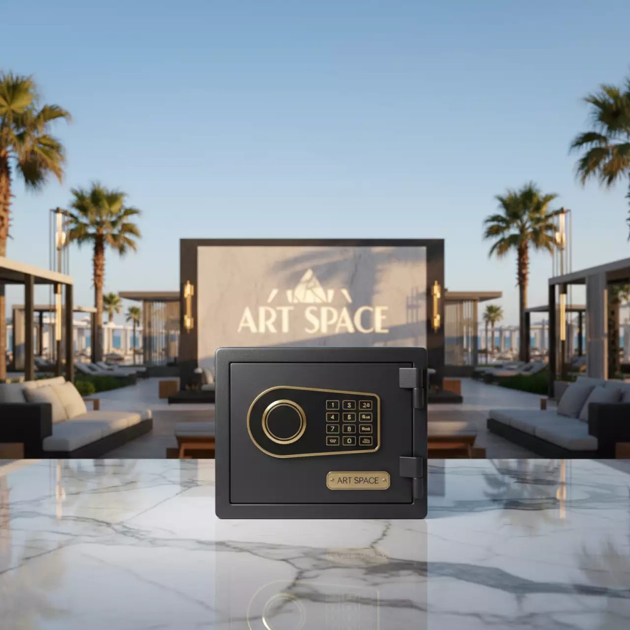 Аренда Сейф пистолетный Aiko TT 200 EL в пляжном комплексе VinoGrad — ART SPACE