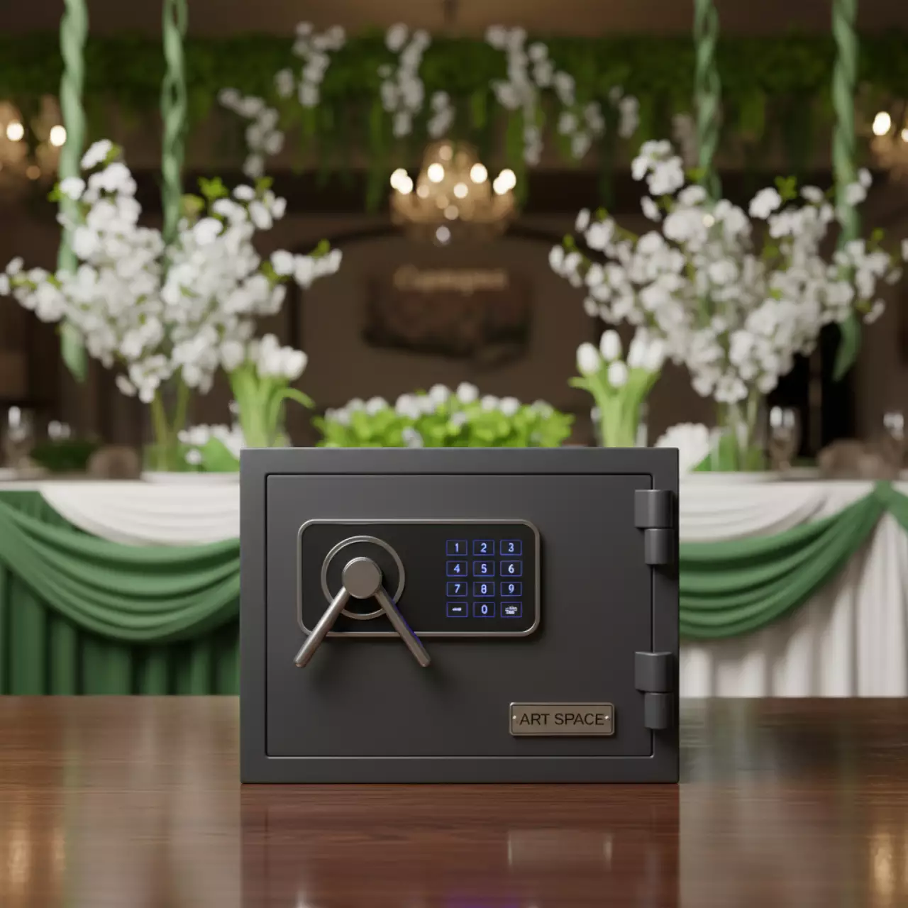 Аренда Сейф пистолетный Gunsafe US8 110.L33 в ресторане «Сыроварня» — ART SPACE