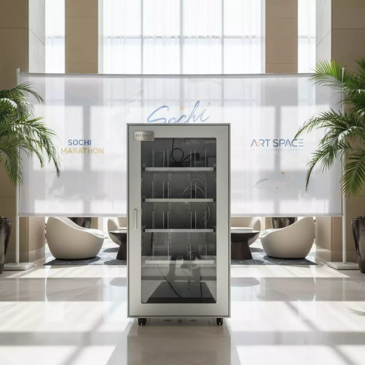 Аренда Сейф тележка AVer E32c для зарядки устройств в Mantera Supreme — ART SPACE