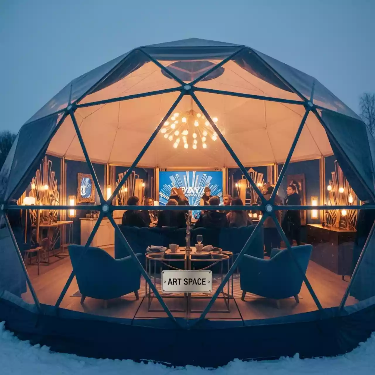 Аренда Сфера тент в санатории «Заполярье» — ART SPACE