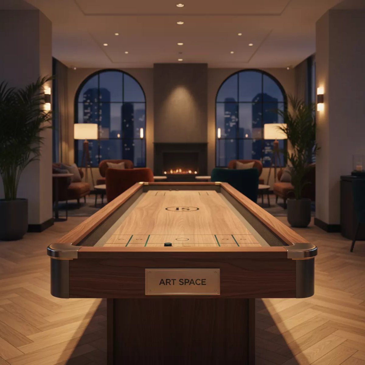 Аренда Шаффлборд шайборд в Mövenpick Hotel — ART SPACE