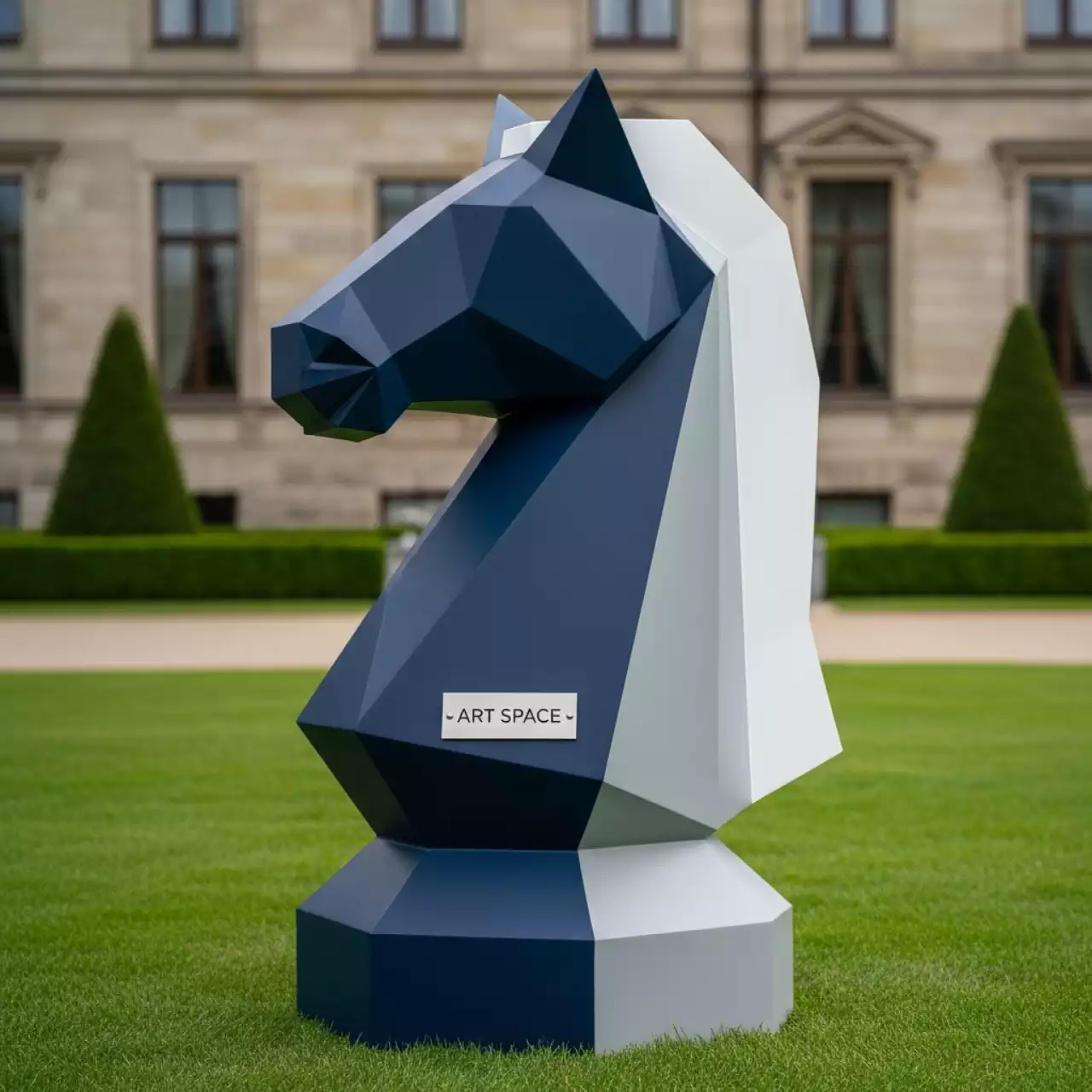 Аренда Шахматная фигура конь в усадьбе Голицына — ART SPACE