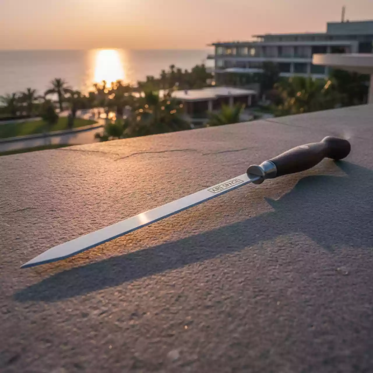 Аренда Шампур универсальный с деревянной ручкой L 730 мм лезвие 500 мм B 10 мм в Rodina Grand Hotel & SPA — ART SPACE