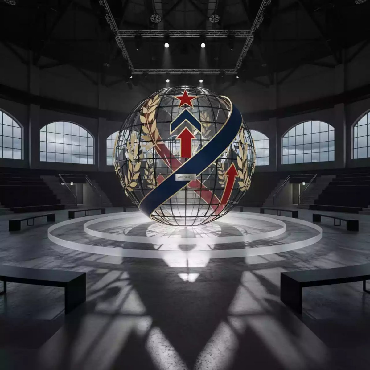 Аренда Шар чудо День Победы на арене «Фишт» — ART SPACE