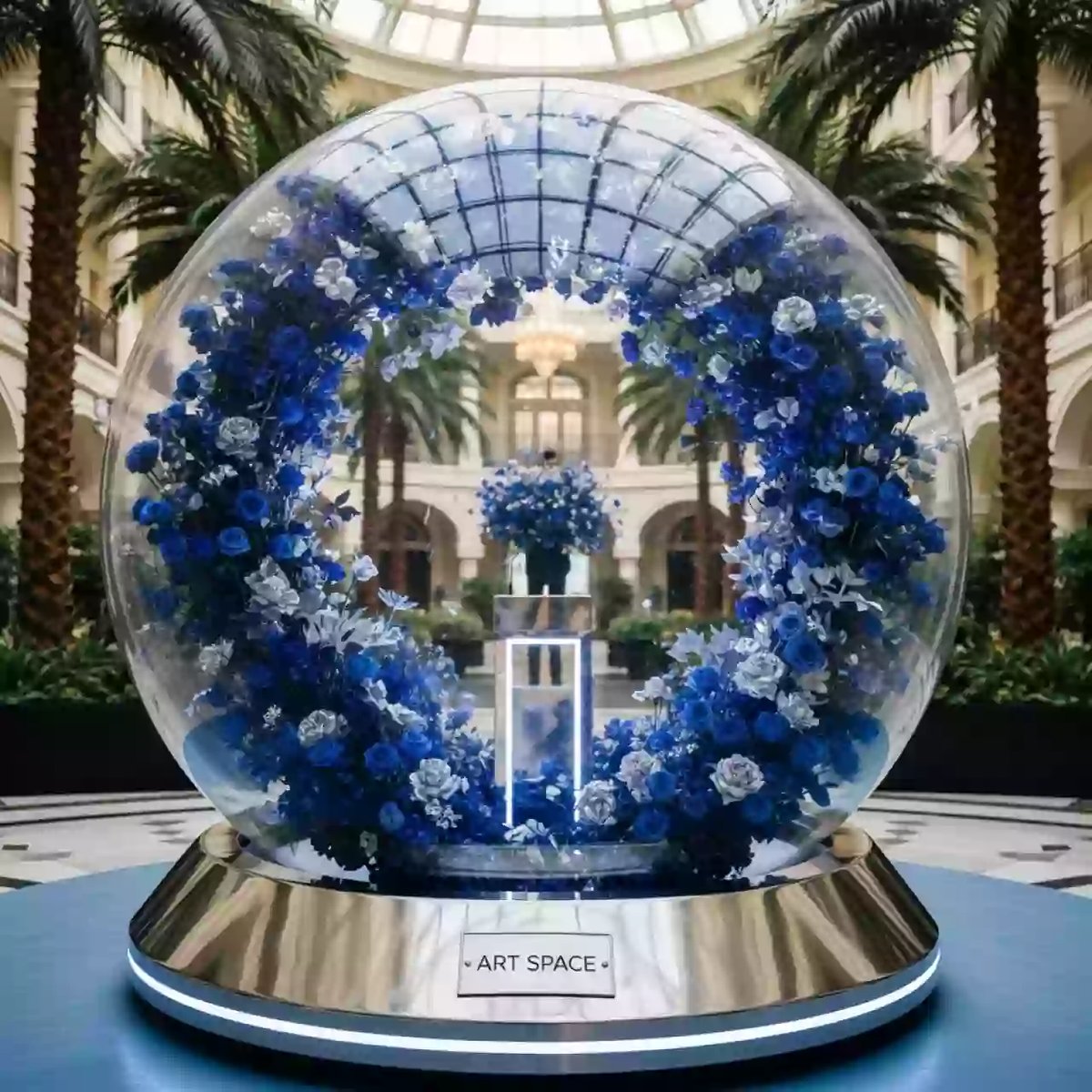 Аренда Шар цветочный чудо шар в отеле «Богатырь» — ART SPACE