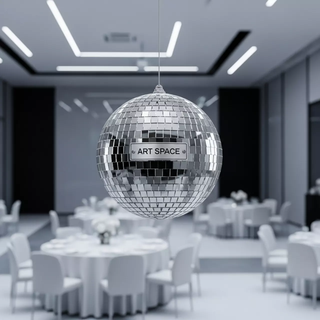 Аренда Шар дискотечный 35 см в банкетном зале «Дельфин» — ART SPACE