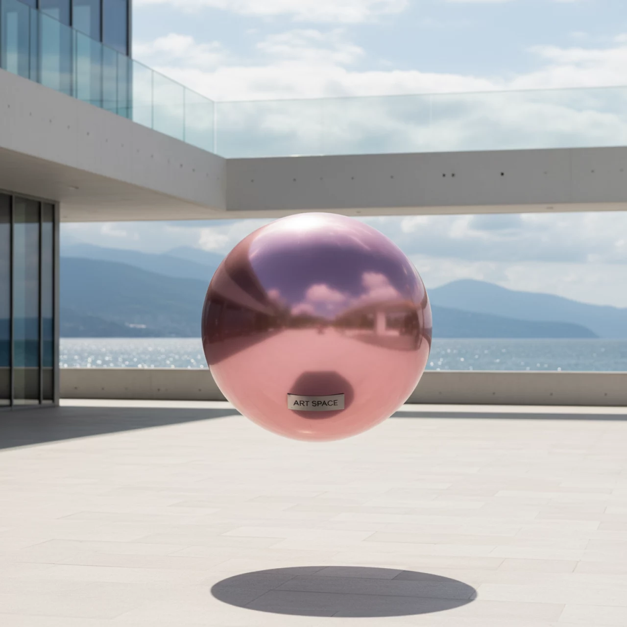 Аренда Шар фольгированный круглый розовый на Имеретинской набережной — ART SPACE