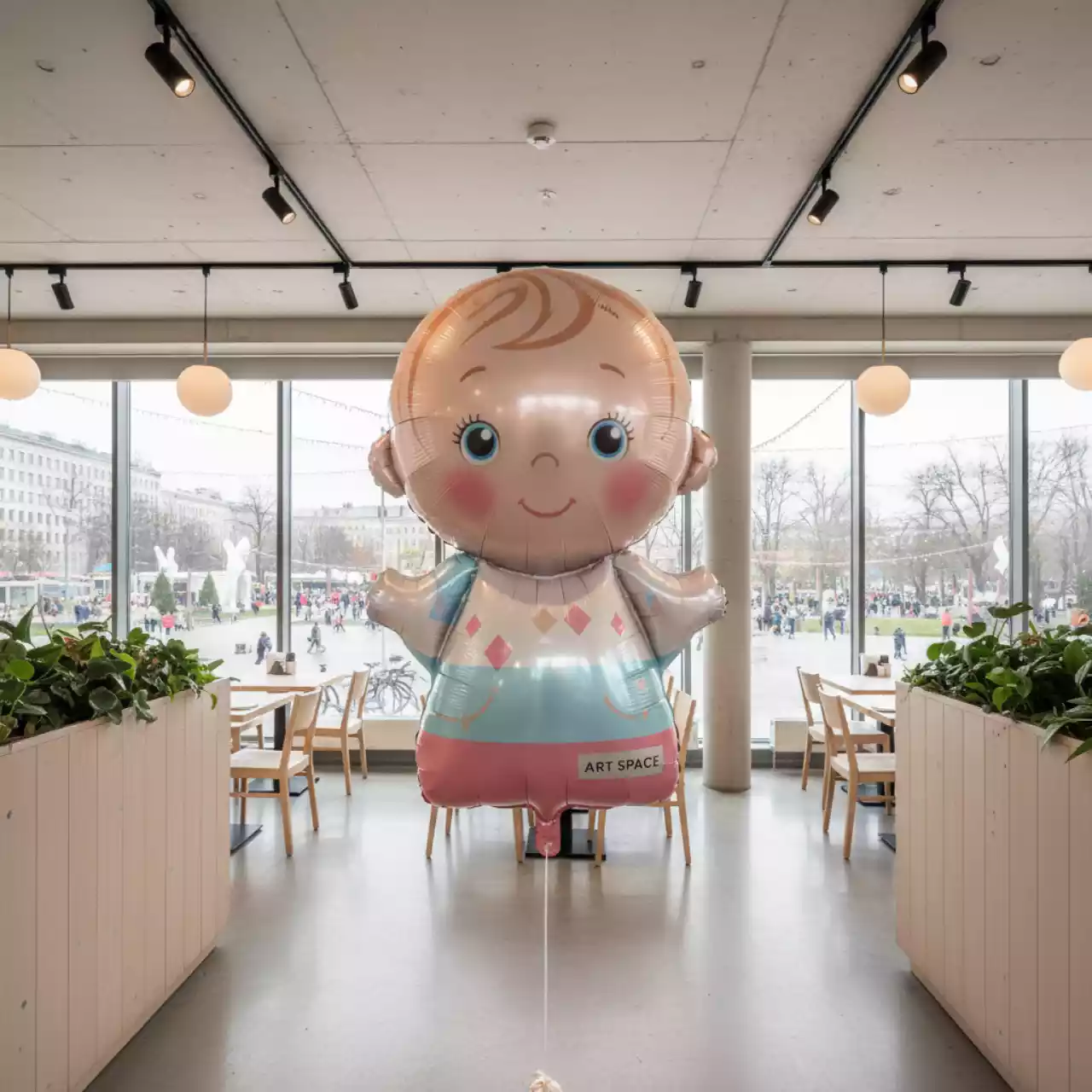 Аренда Шар фольгированный "Ребенок девочка № 2" в ресторане «Магеллан» — ART SPACE