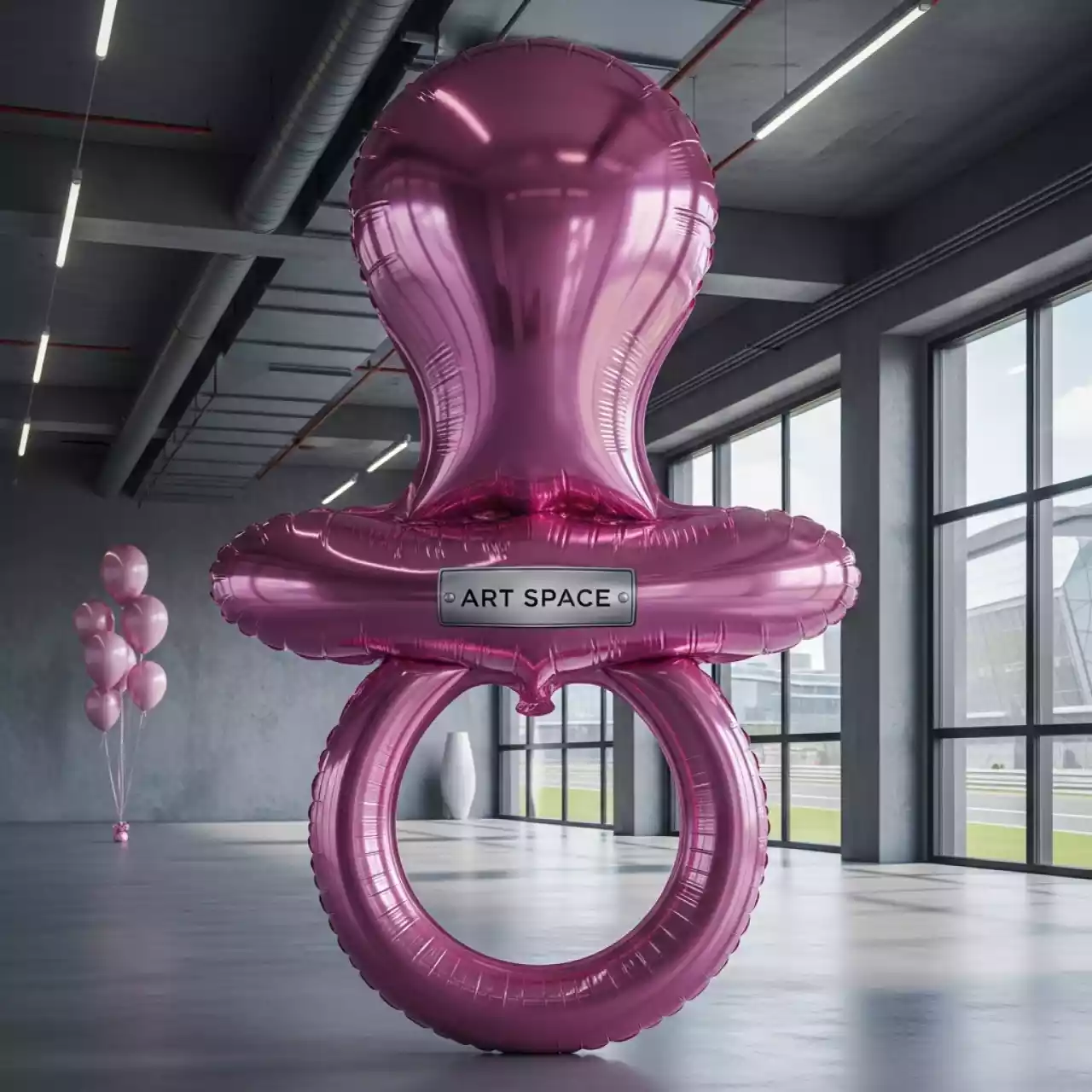 Аренда Шар фольгированный "Соска для девочки" на Имеретинской набережной — ART SPACE