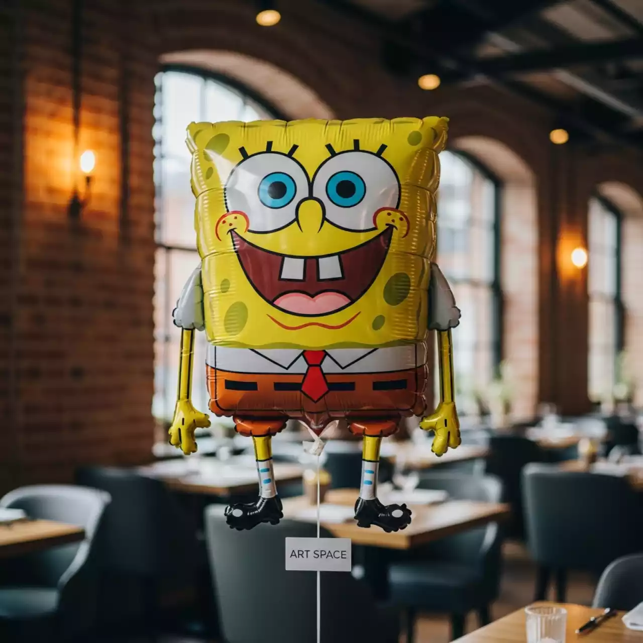 Аренда Шар фольгированный "Спанч Боб" в ресторане «La Terrazza» — ART SPACE
