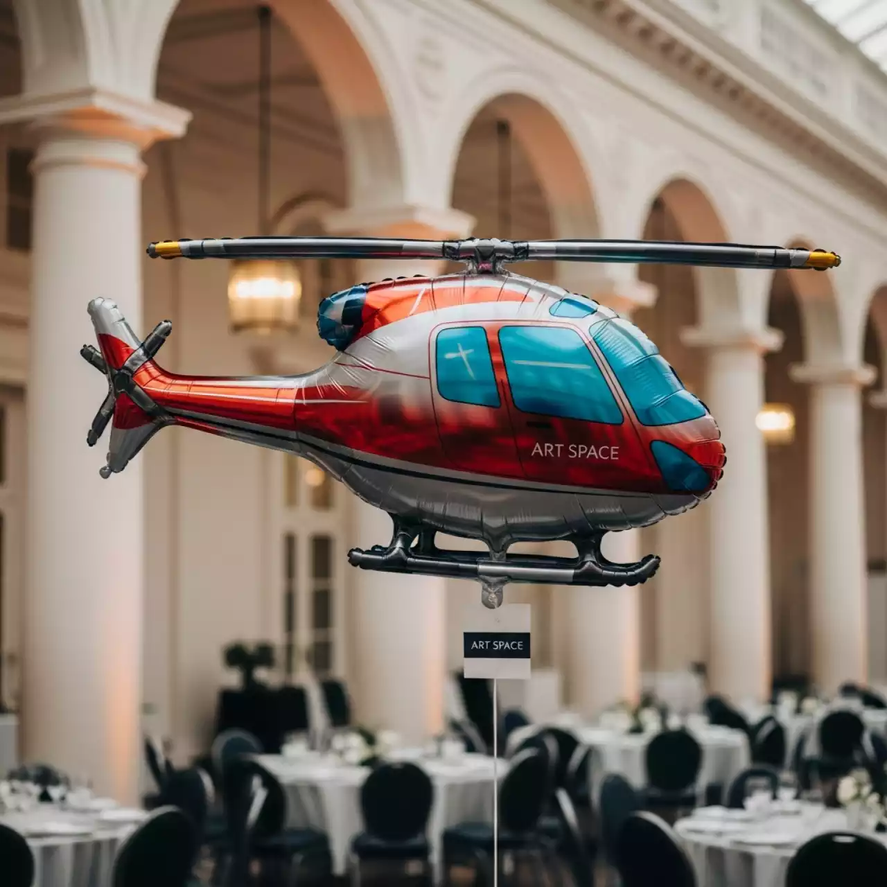 Аренда Шар фольгированный вертолет в Novotel Resort — ART SPACE