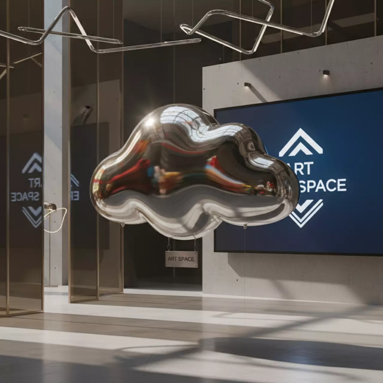 Аренда Шар фольгированный "Воздушное облако" в Boutique Hotel PORTUM 1905 — ART SPACE