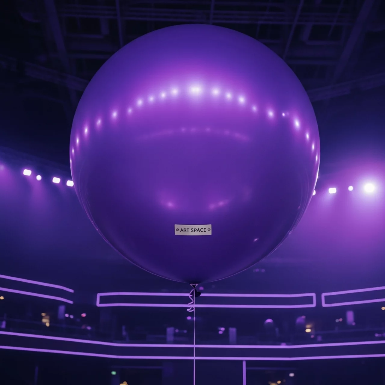 Аренда Шар с гелием фиолетовый 1 м в VK Stadium Sirius — ART SPACE