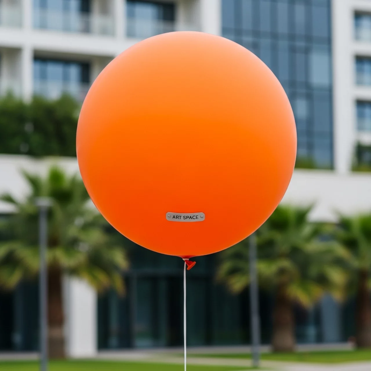 Аренда Шар с гелием оранжевый 45 см в санатории «Октябрьский» — ART SPACE