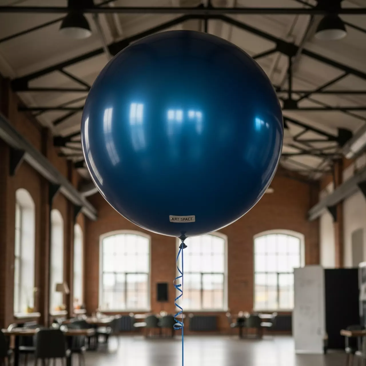 Аренда Шар с гелием синий 1 м в ресторане «Магадан» — ART SPACE