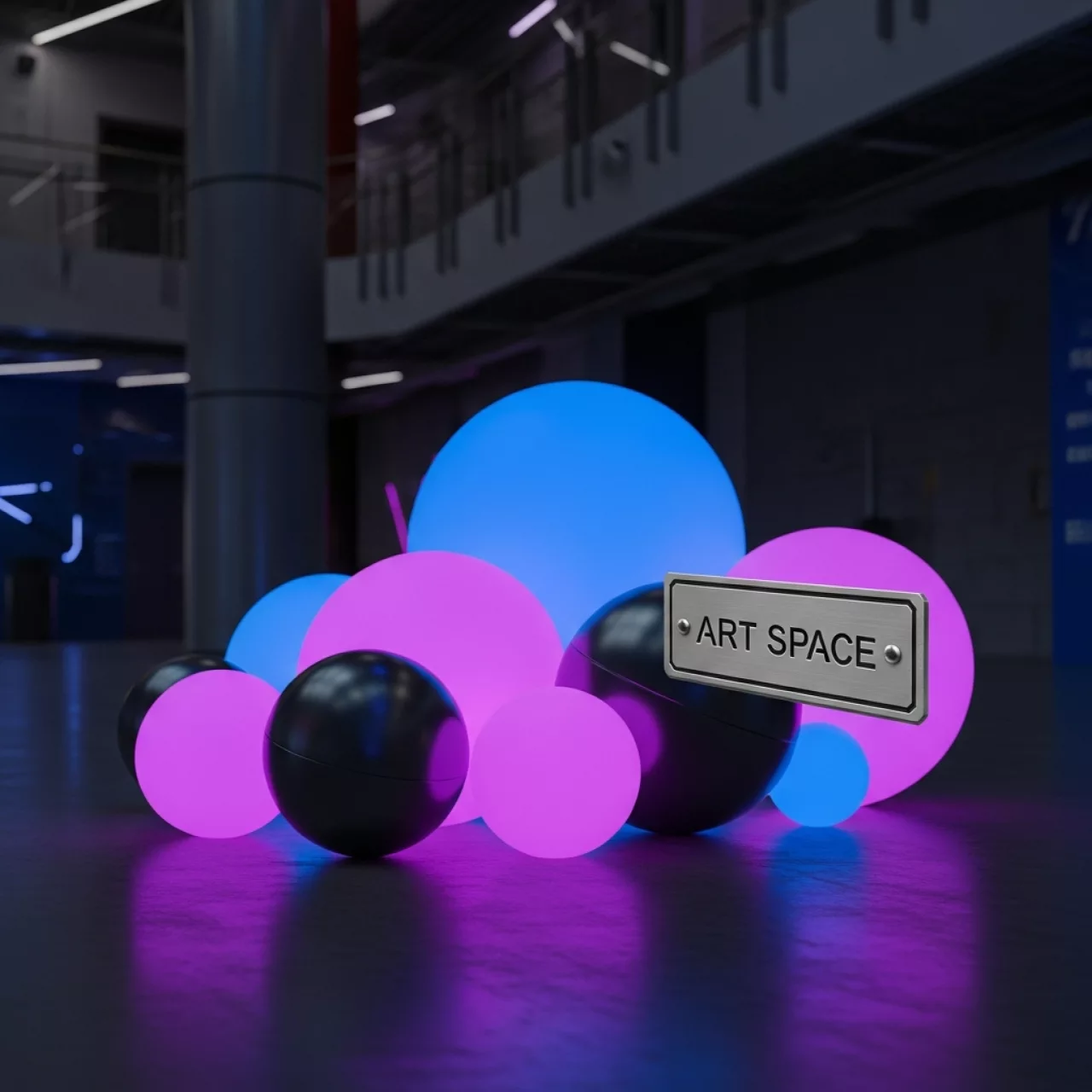 Аренда Шар светильник в Университете «Сириус» — ART SPACE