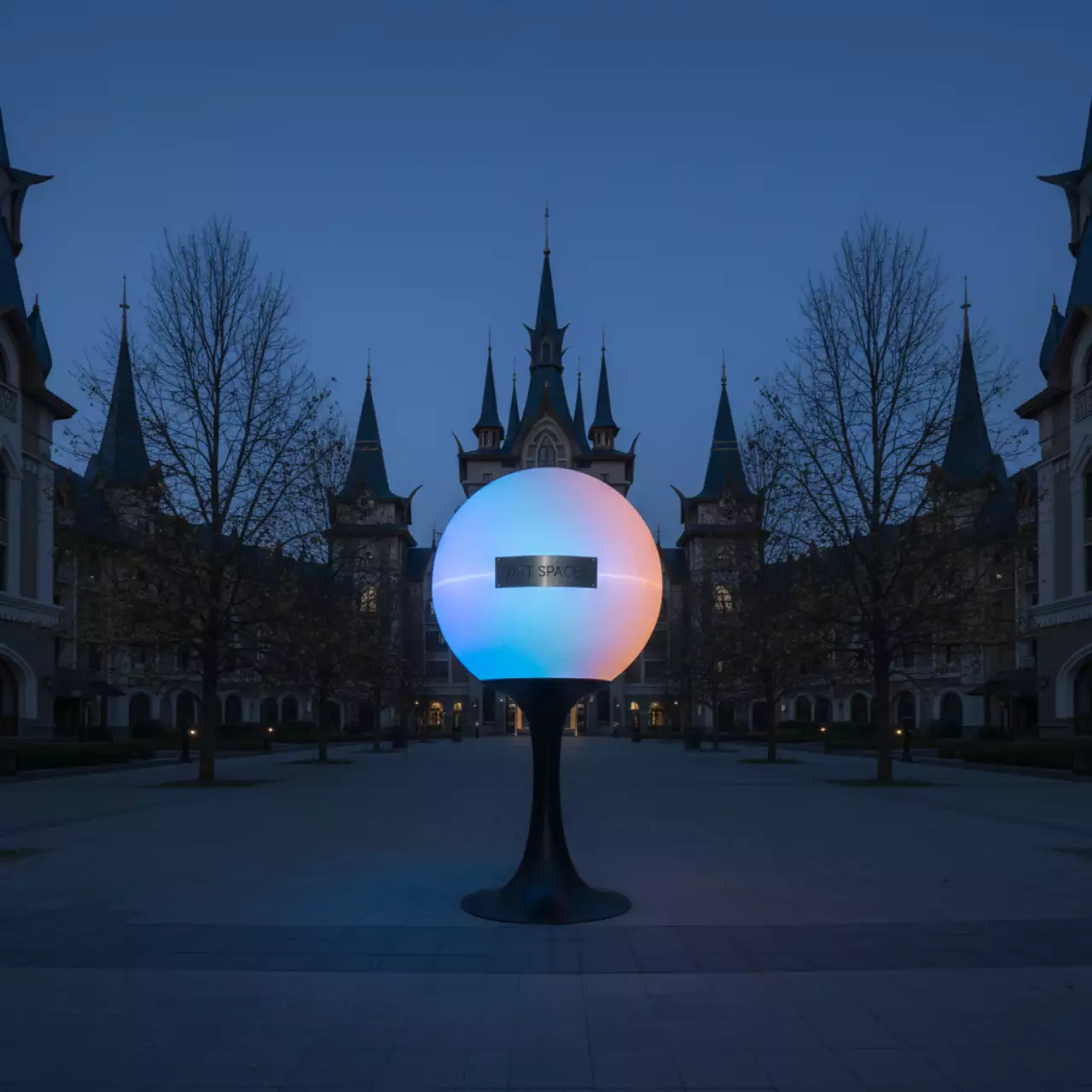 Аренда Шар светящийся 600 мм в отеле «Богатырь» — ART SPACE