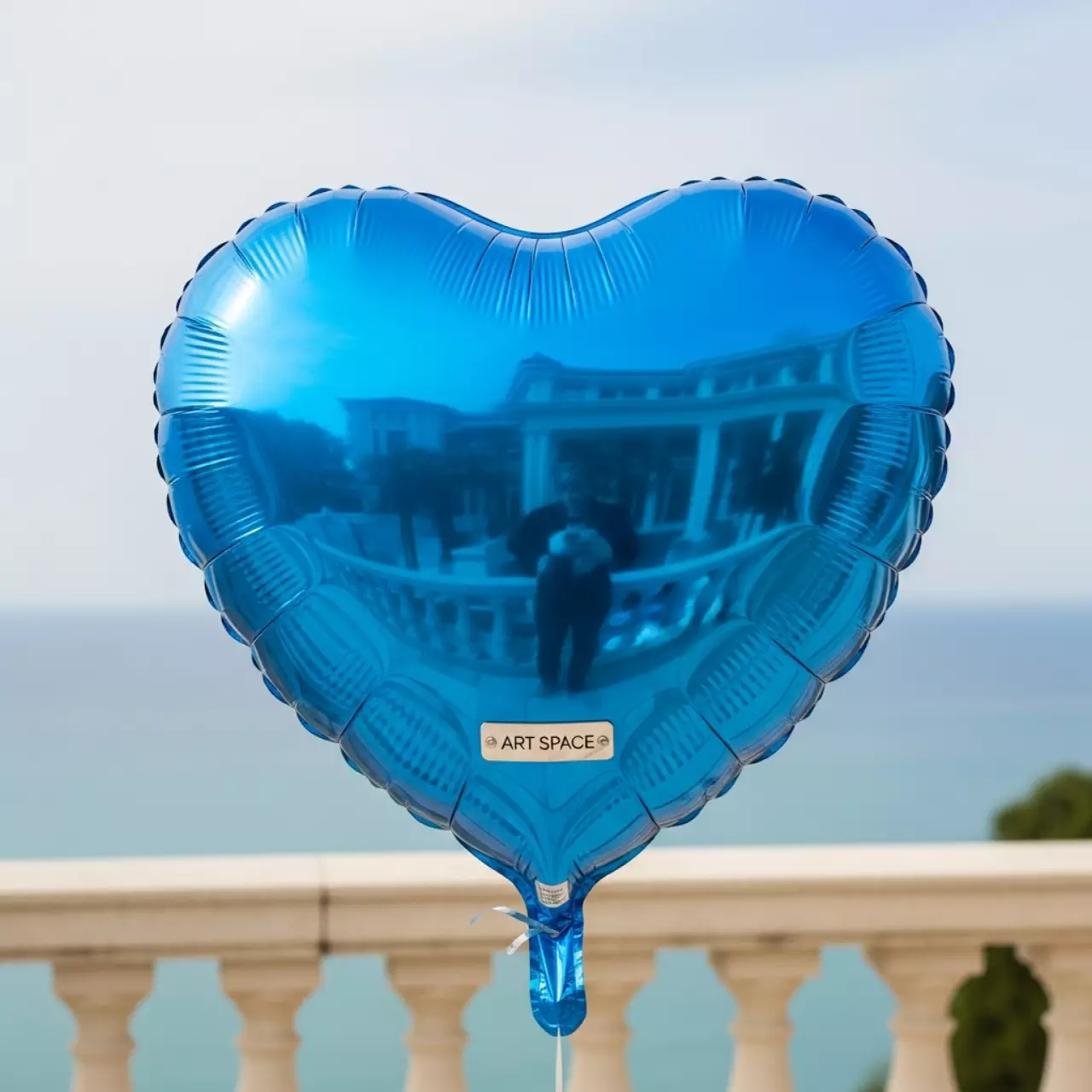 Аренда Шар воздушный фольгированный голубой в Гранд Отель Сочи — ART SPACE