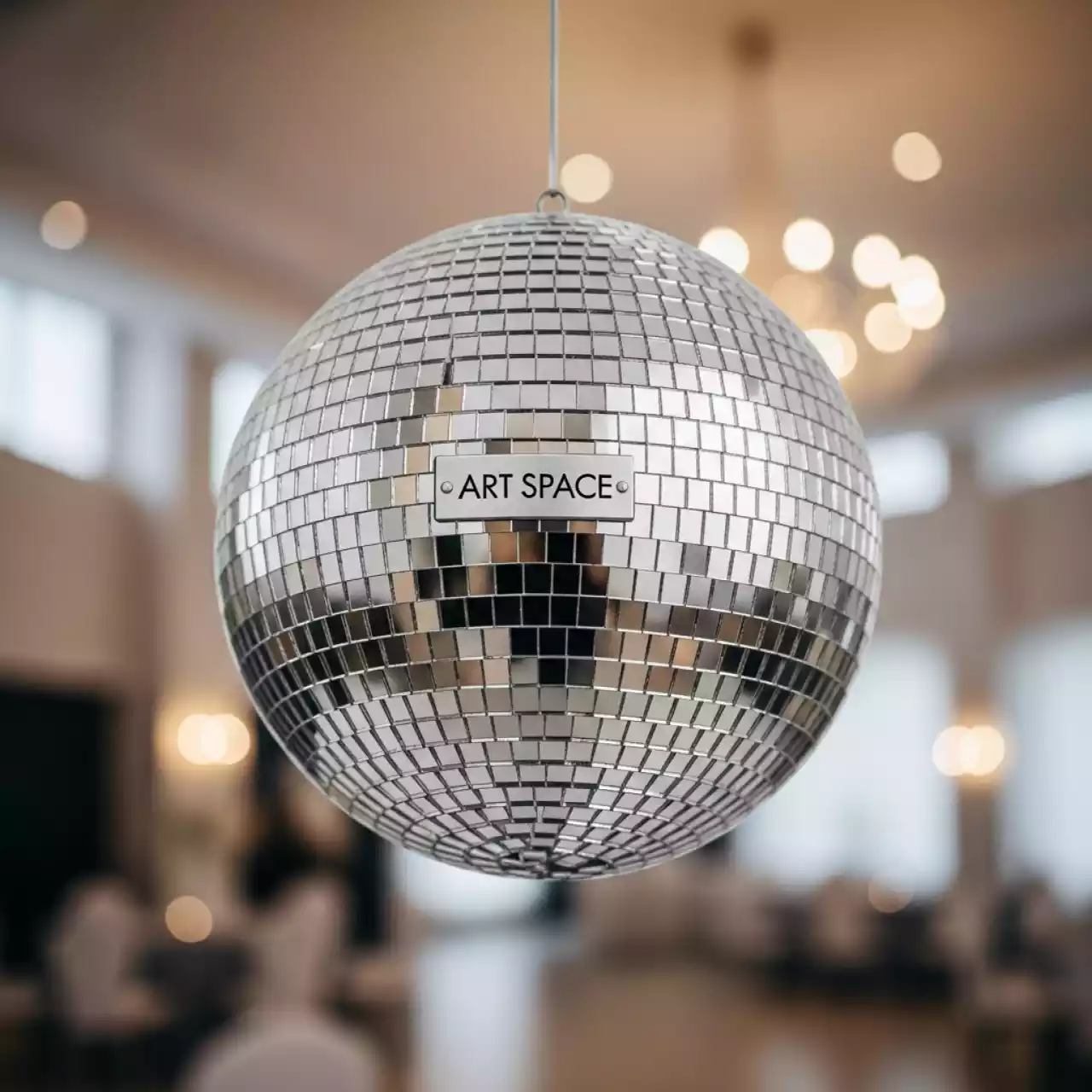 Аренда Шар зеркальный диаметр 60 см на вилле «Анна» — ART SPACE