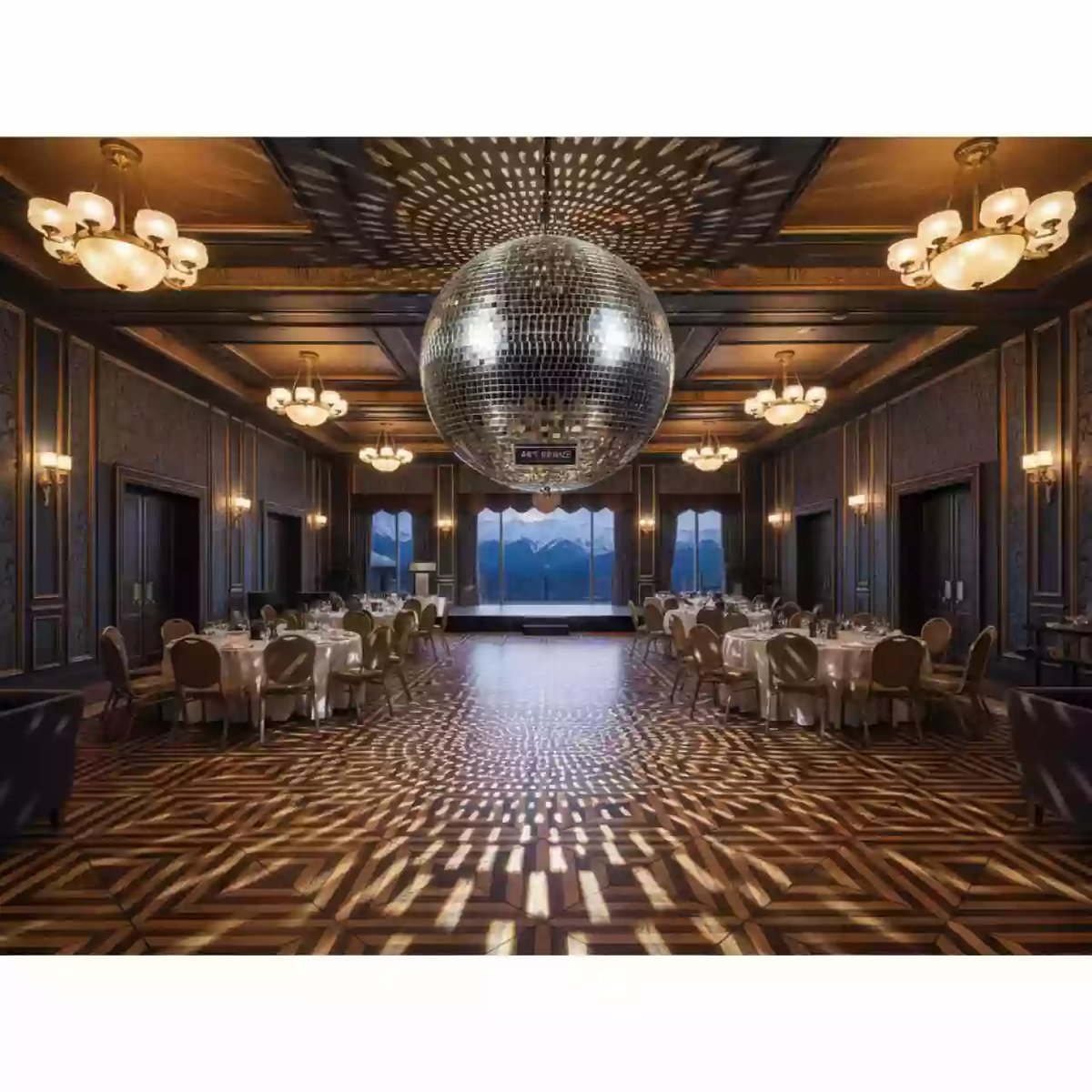 Аренда Шар зеркальный диаметр 80 см в Rixos Krasnaya Polyana — ART SPACE