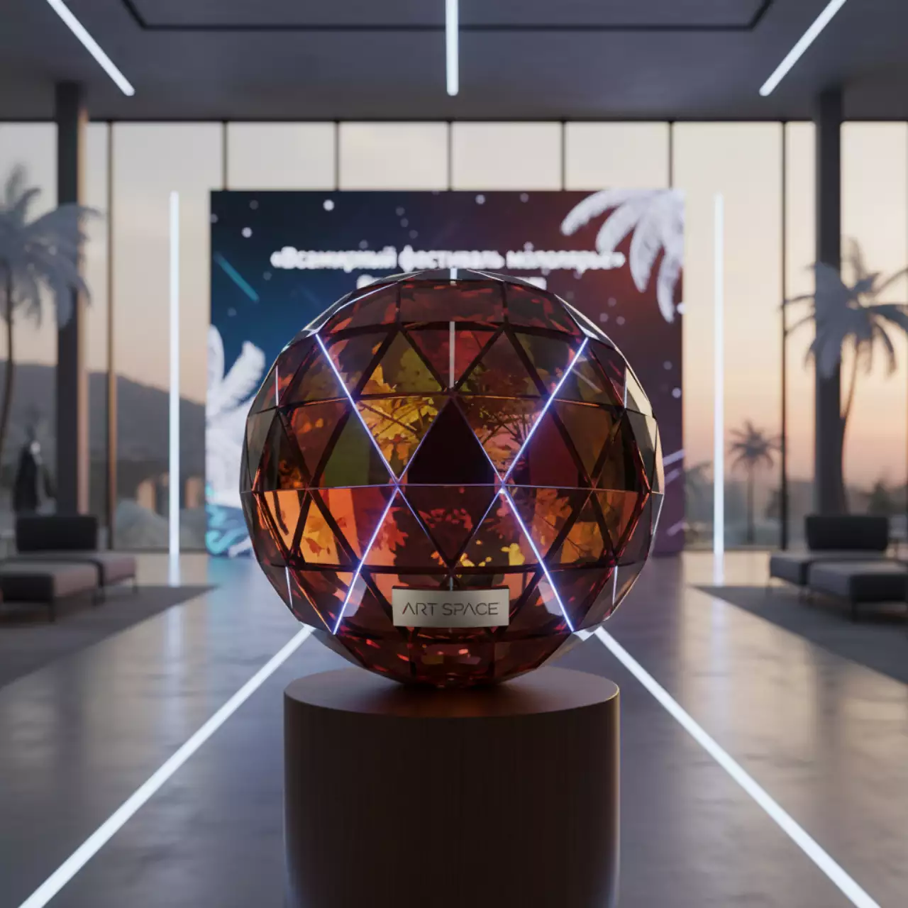 Аренда Шарик цветной зеркальный диаметр 8 см в санатории «Заполярье» — ART SPACE