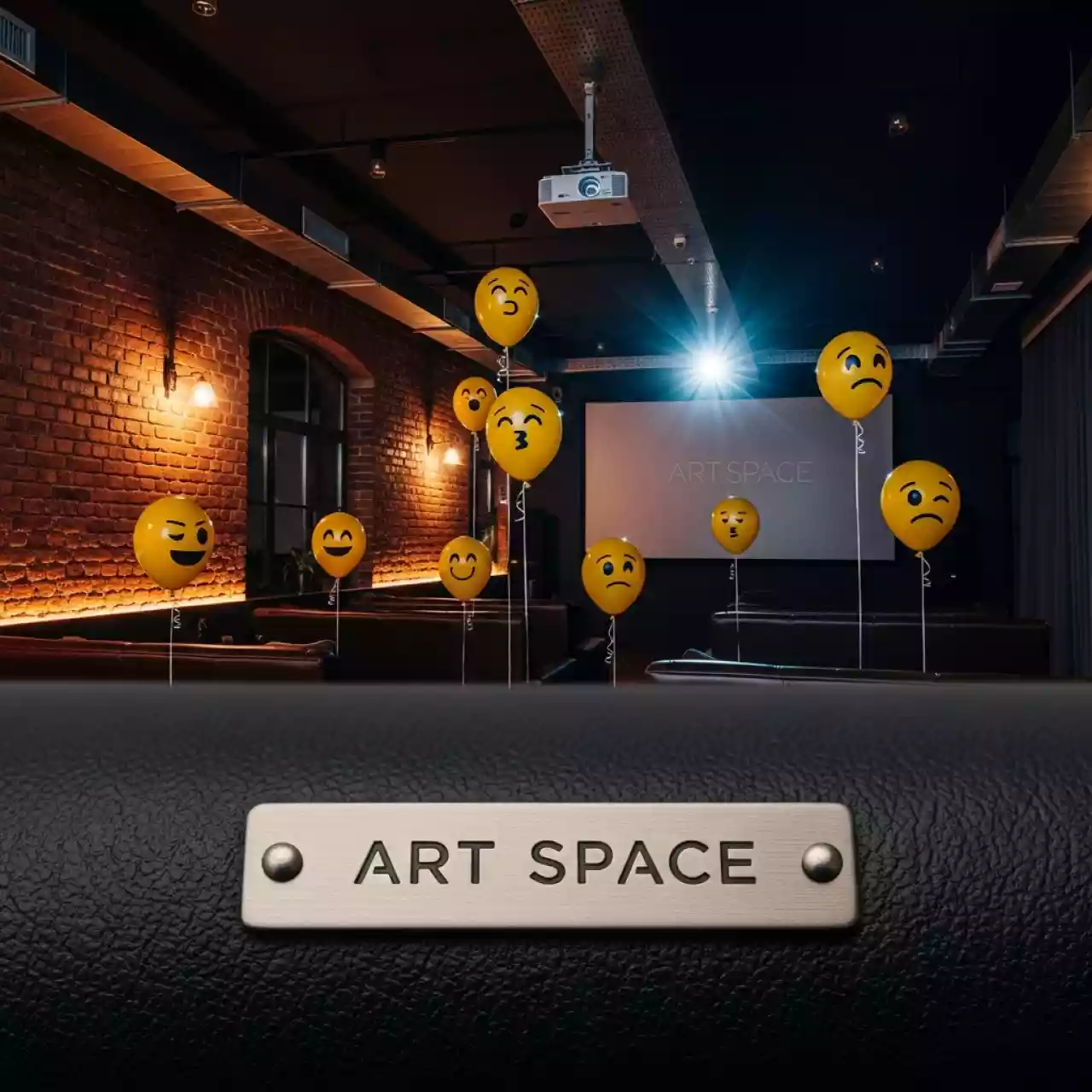 Аренда Шары с гелием 30 см эмодзи в Boutique Hotel PORTUM 1905 — ART SPACE