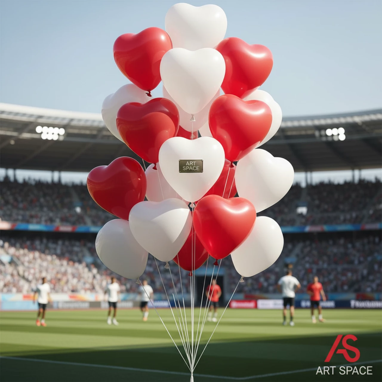 Аренда Шары с гелием сердечки 30 см в Karat Resort — ART SPACE