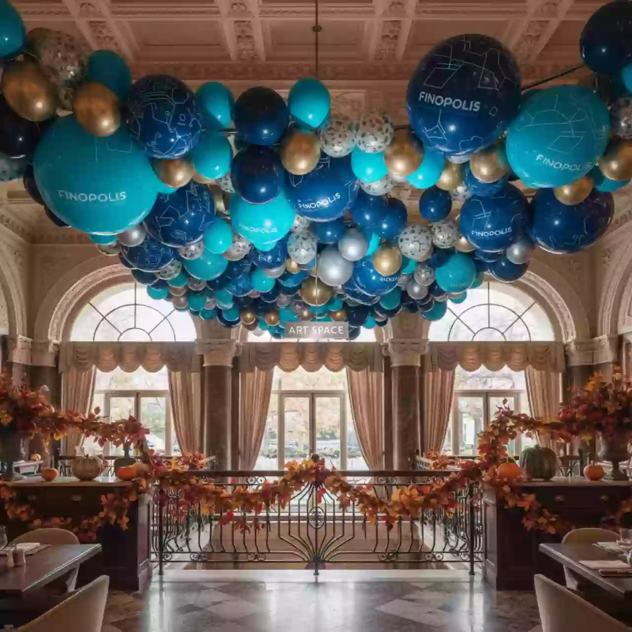 Аренда Шары с печатью в ресторане «Sanremo» — ART SPACE