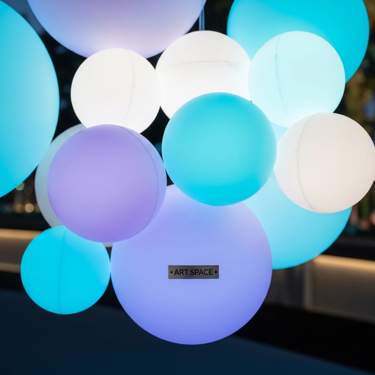 Аренда Шары светящиеся в парке «Ривьера» — ART SPACE