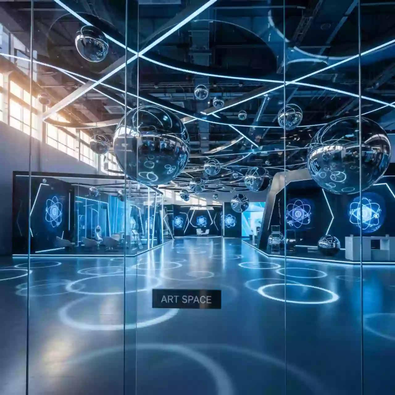 Аренда Шары зеркальные в конгресс-холле отеля Жемчужина — ART SPACE