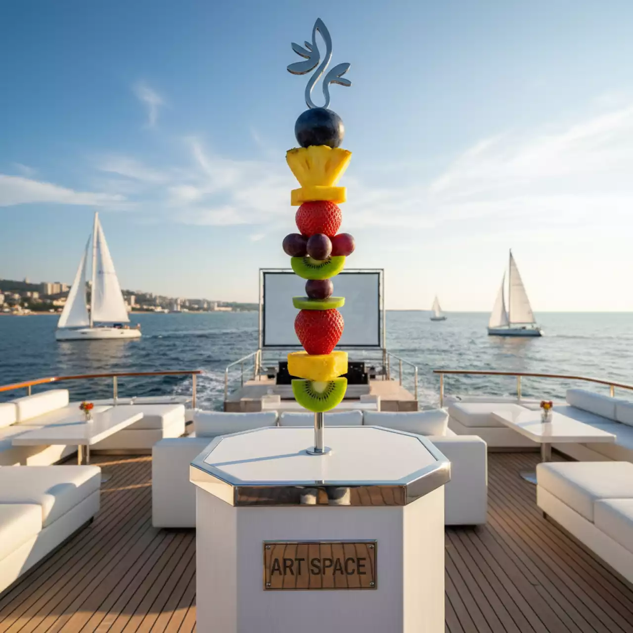 Аренда Шашлычок фруктовый на парусной регате (Сочи) — ART SPACE