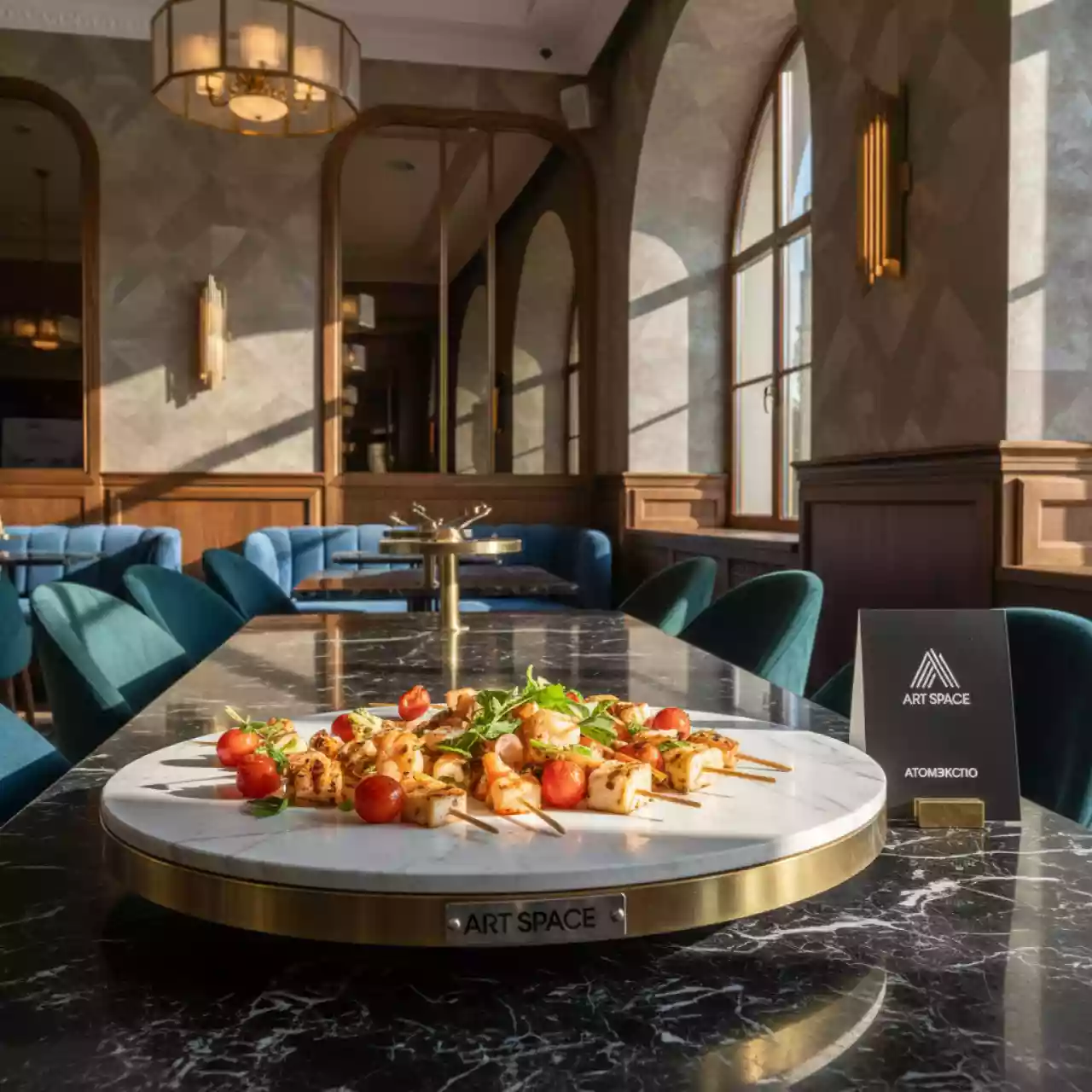 Аренда Шашлык для фуршета в ресторане «Высота 5642» — ART SPACE