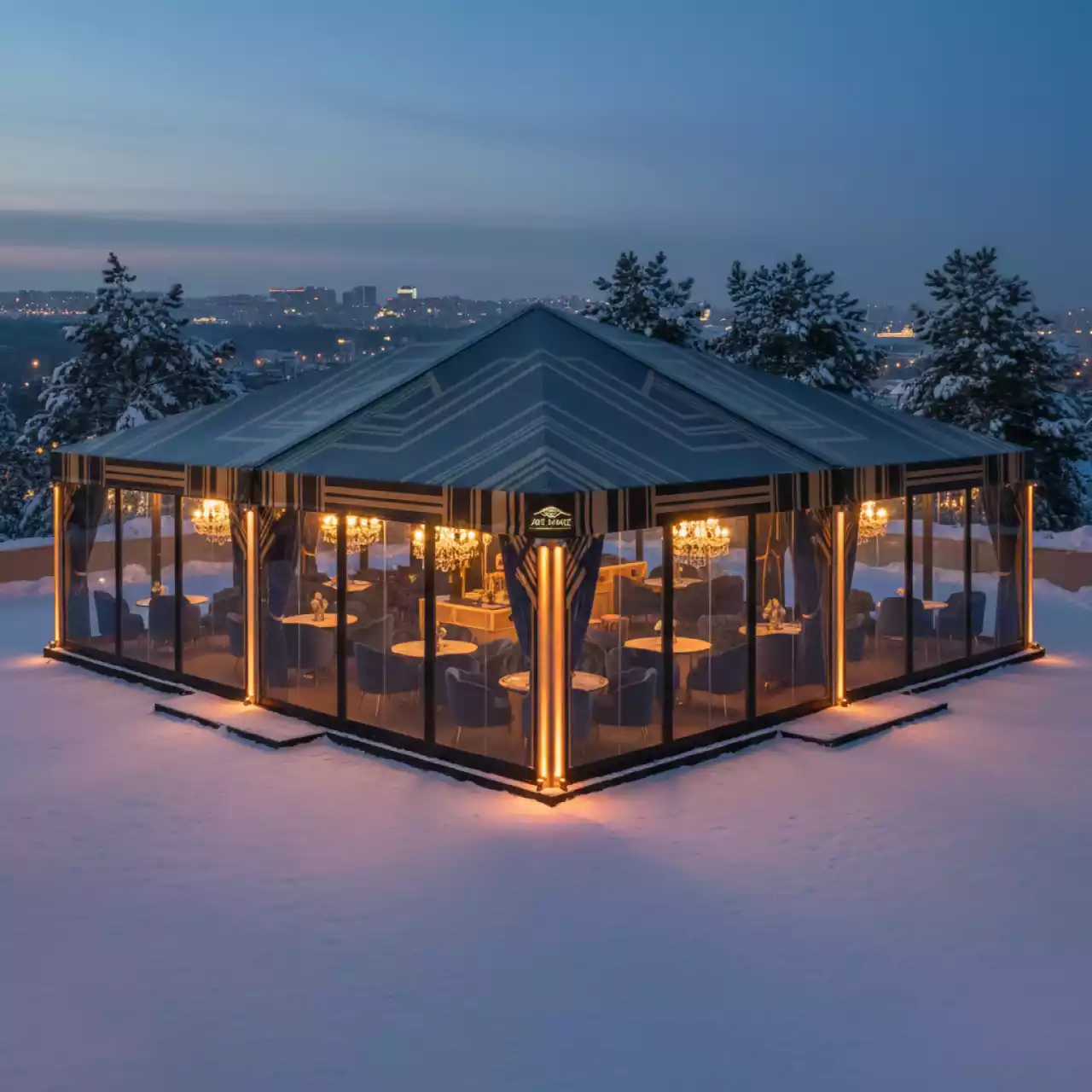 Аренда Шатер 100 в банкетном зале «Дельфин» — ART SPACE