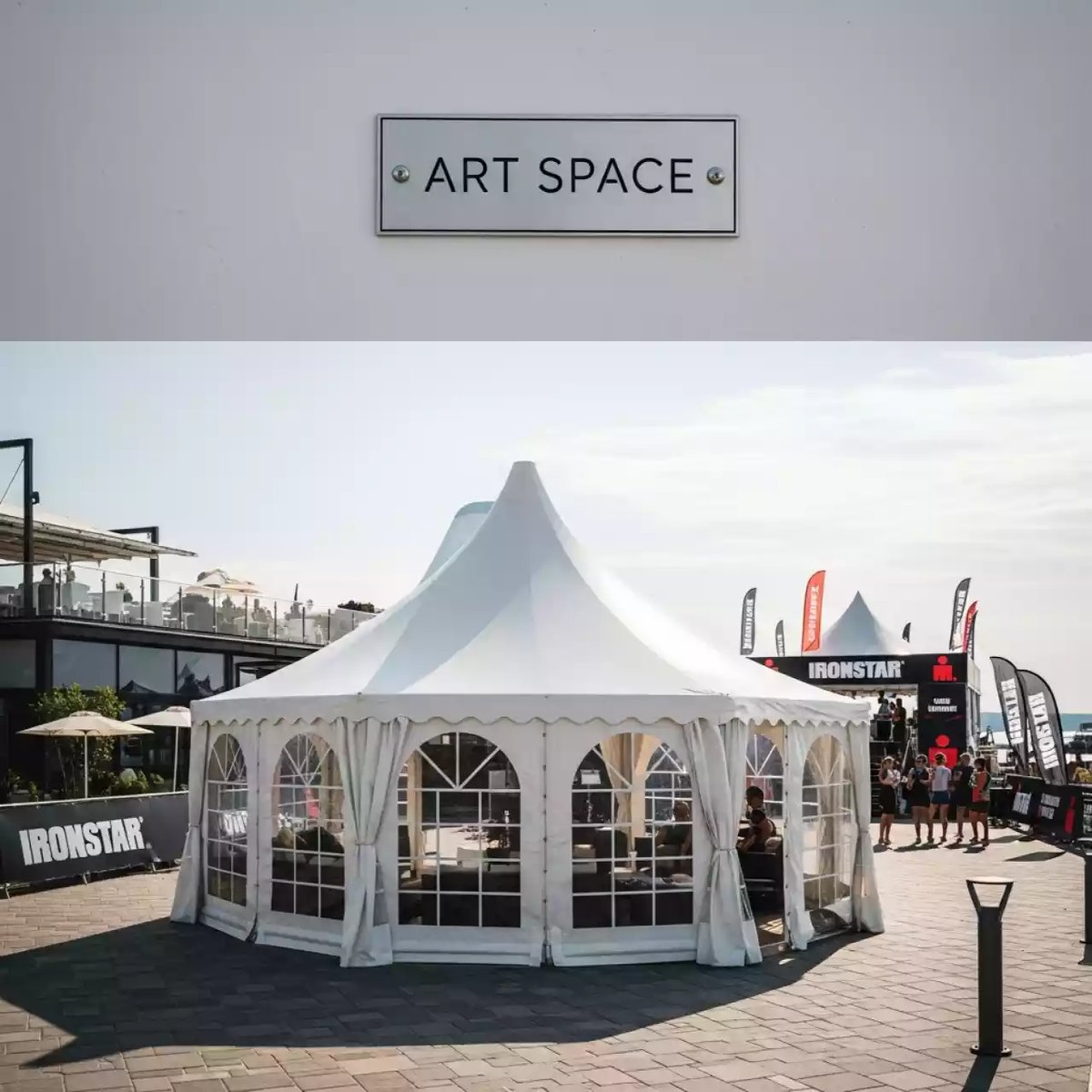 Аренда Шатер 10х30 в ресторане «Паруса» — ART SPACE