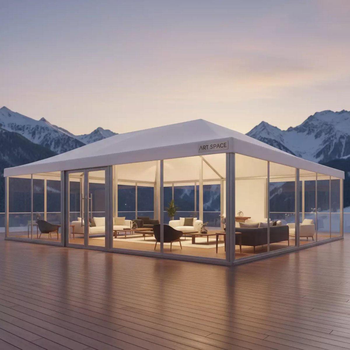 Аренда Шатер 15х10 в Green Flow Hotel — ART SPACE