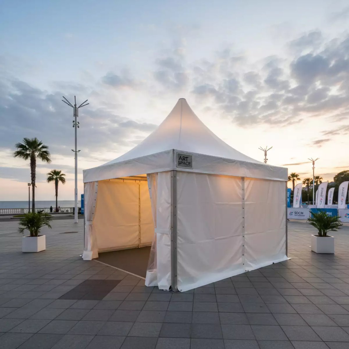 Аренда Шатер 25 кв. м в Зимнем театре — ART SPACE